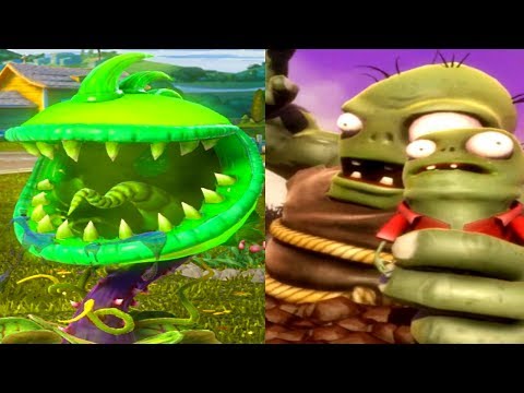 Plants vs Zombies Garden Warfare - TOXIC CHOMPER vs GARGANTUAR Garden Ops