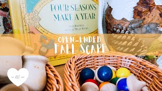 Open Ended Toys|Fall Inspired Open Ended Toys #montessoriwithhart