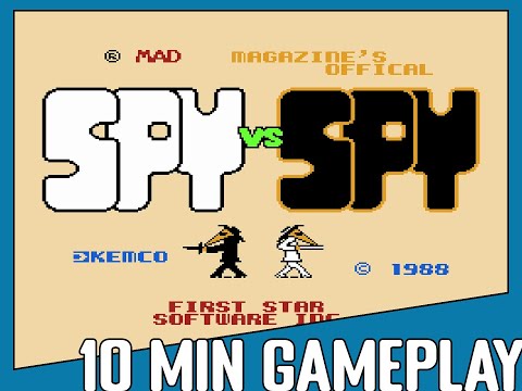 10 Minute Gameplay: Spy vs. Spy (1988) NES