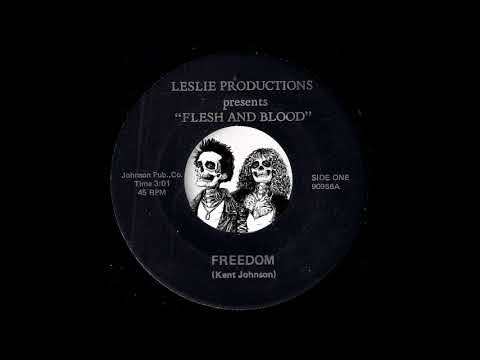 Flesh And Blood - Freedom [Leslie Productions] Psychedelic Rock 45 Video