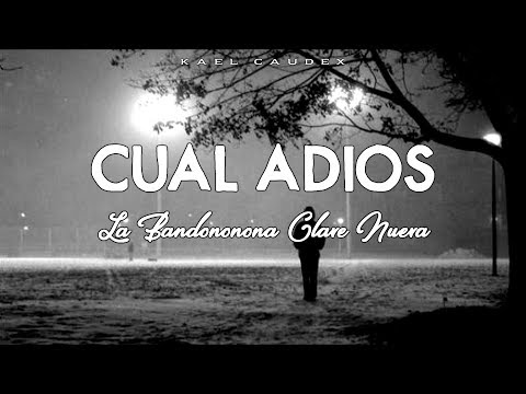 Cual Adios - Banda Clave Nueva (Letra)