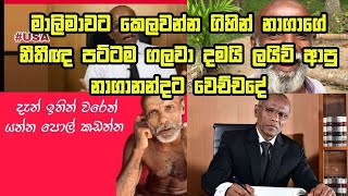 Nagananda Kodithuwakku - මාලිමාවට කෙලවන්න ගිහින් නාගාගේ නීතීඥ පට්ටම ගලවා දමයි ලයිව් ආපු නාගානන්ද