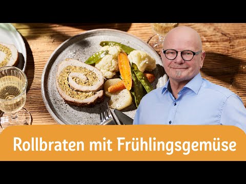 Rollbraten mit Frühlingsgemüse | REWE Deine Küche