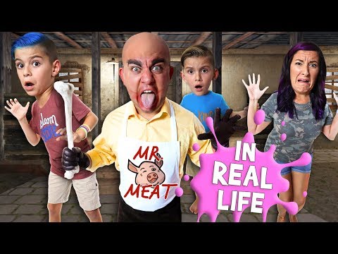 Mr Meat Horror Game In Real Life (FUNhouse Family)