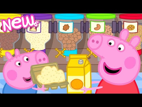 Peppa Pig Tales 🫙 Food Dispenser At The Grocery Store! ♻️ BRAND NEW Peppa Pig Episodes