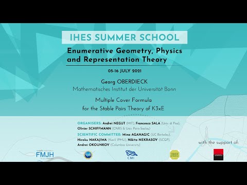 Georg Oberdieck - Multiple Cover Formula for the Stable Pairs Theory of K3xE