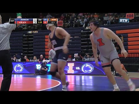 Big Ten Rewind: 2016 Wrestling - Heavyweight - Penn State's Jan Johnson vs. Illinois' Brooks Black