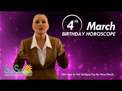 March 4th Zodiac Horoscope Birthday Personality - Pisces - Part 1