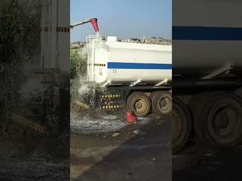 Filling Up a Water Tanker: Hight Pressure Hose #shorts