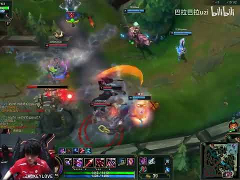 JackeyLove watched every single of TES Wayward deaths in game 4 vs LNG