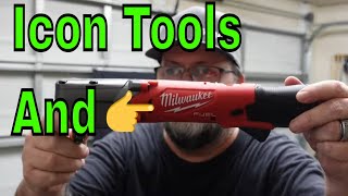 Icon Slim Flashlight & Milwaukee 1/2" Right Angle Impact