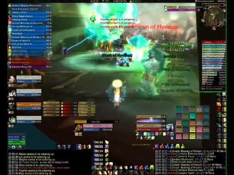 World of Warcraft Curse vs Hydross the Unstable
