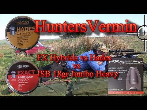 FX Hybrids vs Hades vs JSB 18gr Jumbo Heavy