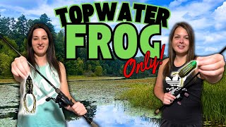 Topwater Frog ONLY! This Got INSANE