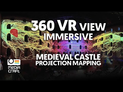 Immersive 360° Projection Mapping at the Historic Gniew Castle Poland VR Experience by MediaCraft.pl