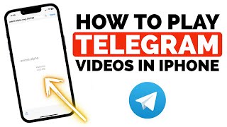 How to Play TELEGRAM Videos on iPhone I How to Fix Telegram Videos not playing on iPhone