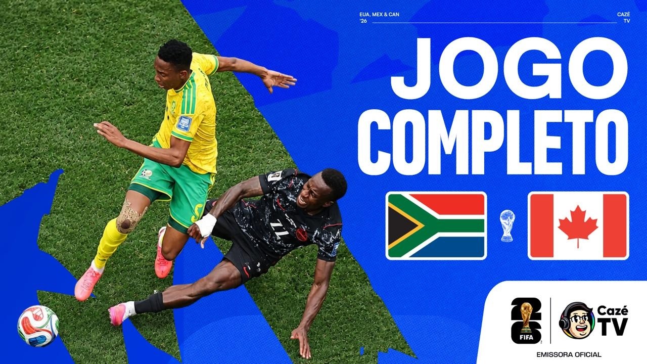 JOGO COMPLETO: ÁFRICA DO SUL X CANADÁ | COPA DO MUNDO FIFA™ 2026 | 16 AVOS DE FINAL