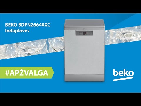 Indaplovė BEKO BDFN26640XC video