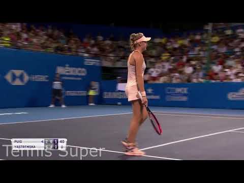 Dayana Yastremska handshake McNally