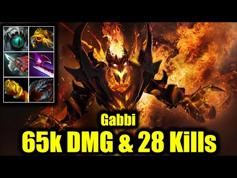 🔥 65k DMG - 28 Kills - Gabbi - Shadow Fiend - Dota 2 Pro Game Highlights