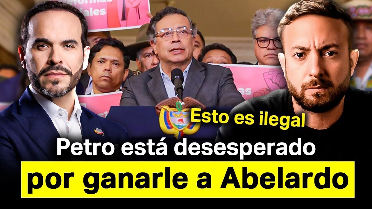 🚨 INDIGNANTE:  Petro está violando la ley electoral y está dispuesto a TODO | Agustín Laje