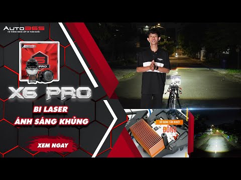 Trải nghiệm ánh sáng bi laser X-Light X6 Pro
