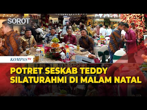 Potret Seskab Teddy Indrawijaya Silaturahmi Natal 2025, Bertemu Kapolri hingga KSAD Maruli
