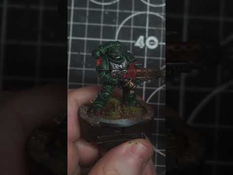 Flamer Muzzle Burn #warhammer40k #horusheresy #flamer #painting #shorts