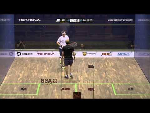 Squash : Case Swedish Open 2013 Round 1 Roundup Part1