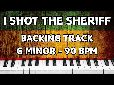 I Shot the Sheriff - Eric Clapton (G Minor) Backing Track for Blues Improvisation
