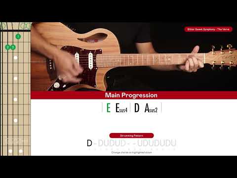 Bitter Sweet Symphony Guitar Cover The Verve 🎸|Tabs + Chords|