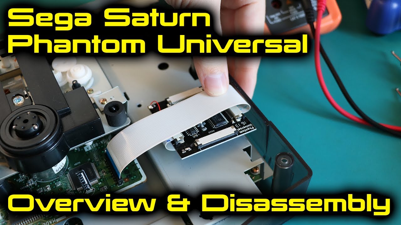 Sega Saturn Phantom Universal Modchip Overview & Disassembly