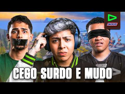 LOUD SNICKERS: DESAFIO CEGO, SURDO E MUDO NA RANKEADA