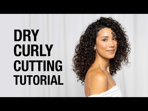 How to Dry Cut Curly Hair Tutorial | Shaping & Styling Curly Hair Technique | Kenra Professional