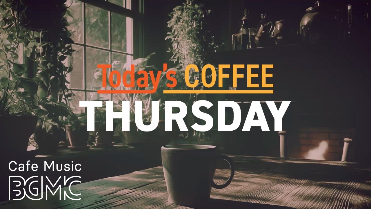 Today's COFFEE THURSDAY: Botanical Cafe Jazz ☕ Quiet Piano & Slow Bossa Nova for Deep Focus