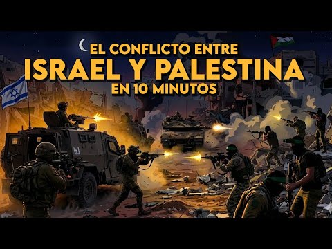 ✅ El conflicto de ISRAEL y PALESTINA en 13 minutos | Resumen FÁCIL y RÁPIDO