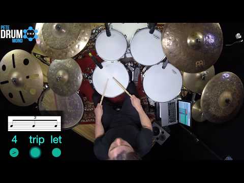 FREE DRUM LESSON, TIPS & TRICKS: LINEAR FILLS / GOSPEL CHOPS, R-L-K [ Pete Drummond ]