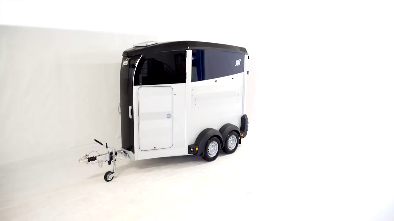 Ifor-Williams HBX 403 1,5-paards trailer met vooruitloop video