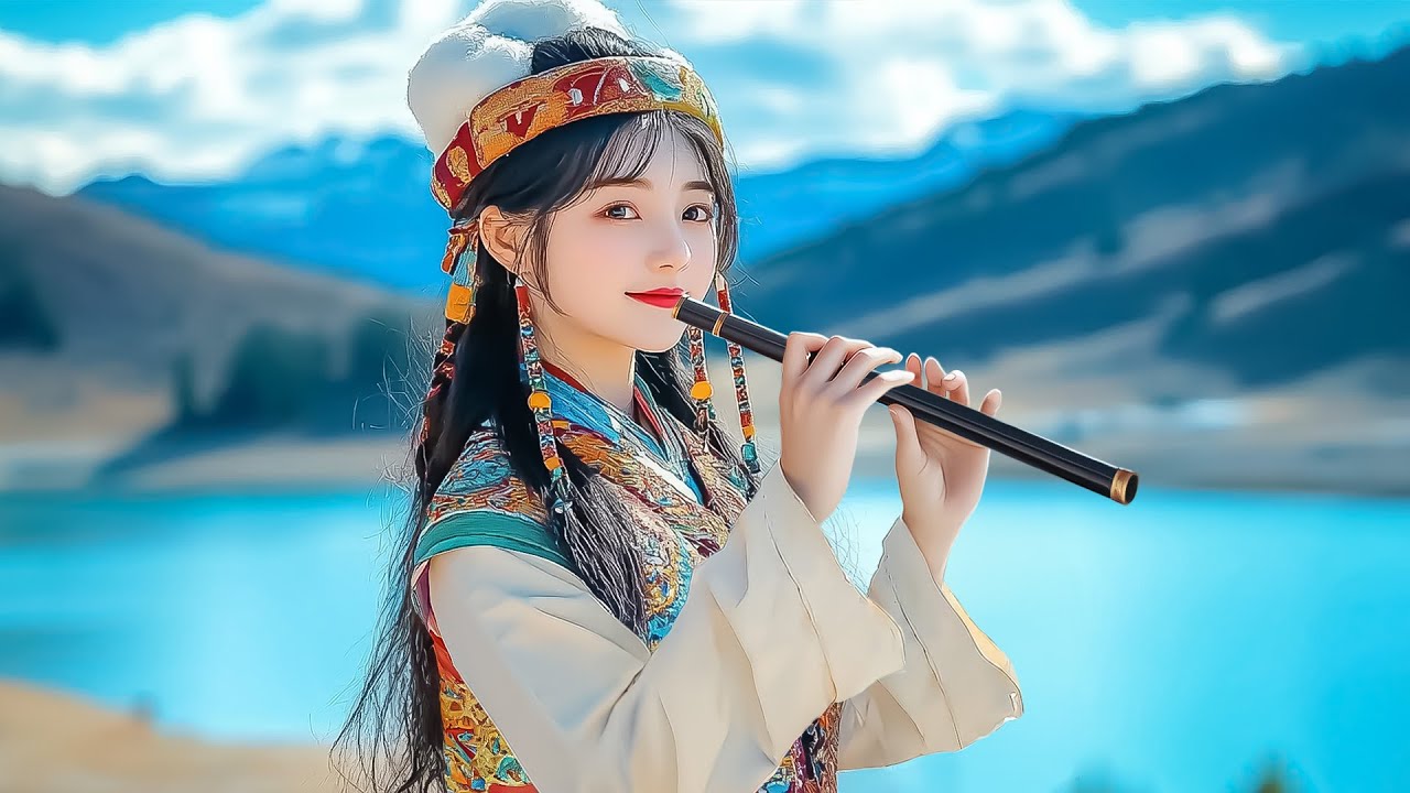 The Sound Of The Tibetan Flute Is Deeply Hypnotic And Healing - Full Of Positive Energy