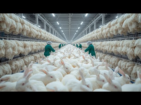How Rabbit Fur Really Becomes Premium Clothing – Inside the Full Factory Process