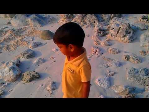 My brother Shaihan at beach