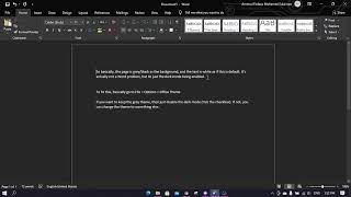 Microsoft Word - Page Turns Grey as the Background (Fix)