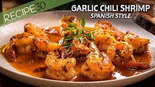 You must try these Chili & Garlic Shrimp with smoked paprika