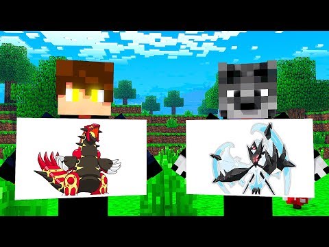 DESENHE O POKEMON MAIS RARO PARA GANHAR - MINECRAFT PIXELMON