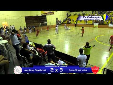 Ajax/Drogaria São Gabriel x Arena/Grupo Lírios - Goianão de Futsal 2015 - Semifinal Ad Masc