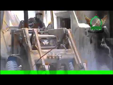 فتح الطرقات وتنظيفها لتسهيل وصول المقاتلين إلى خطوط الجبهة في منطقة جنوب دمشق من قبل كتيبة الهندسة والتحصين التابعة لألوية شهداء دمشق