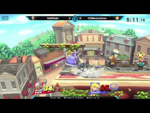 Gambit April Pools - SAK|Saiki (Sheik) vs Mexicutioner (Peach)