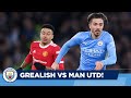 Jack Grealish vs Man Utd | Every Touch!