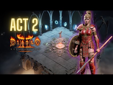 DIABLO 2 RESURRECTED Gameplay Walkthrough Amazon Act 2 - No Commentary