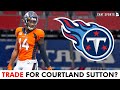 Titans Rumors On TRADING For Courtland Sutton? Titans Draft Rumors On Round 2 Wide Receivers